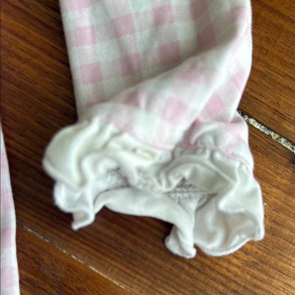 Little Bear Smocks Pink Checkered Kids Pajamas 3T - Picture 3 of 7